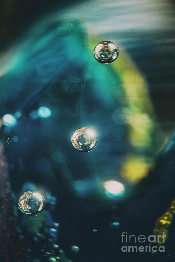 Abstraction of bubbles 001 Photograph by Clayton Bastiani
