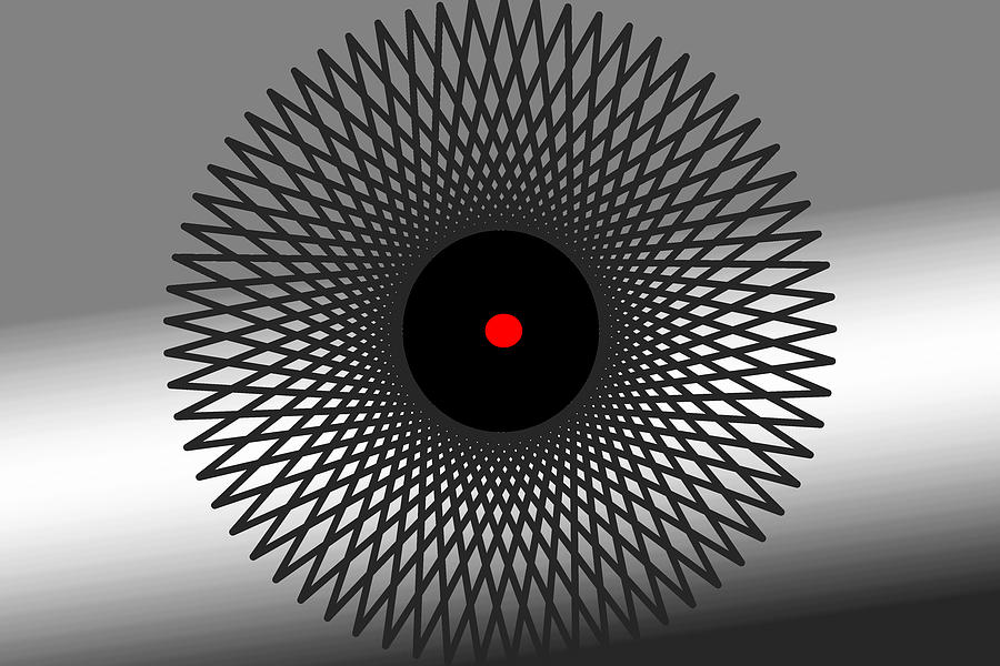 Abstraction Red Eye Digital Art by Anand Swaroop Manchiraju