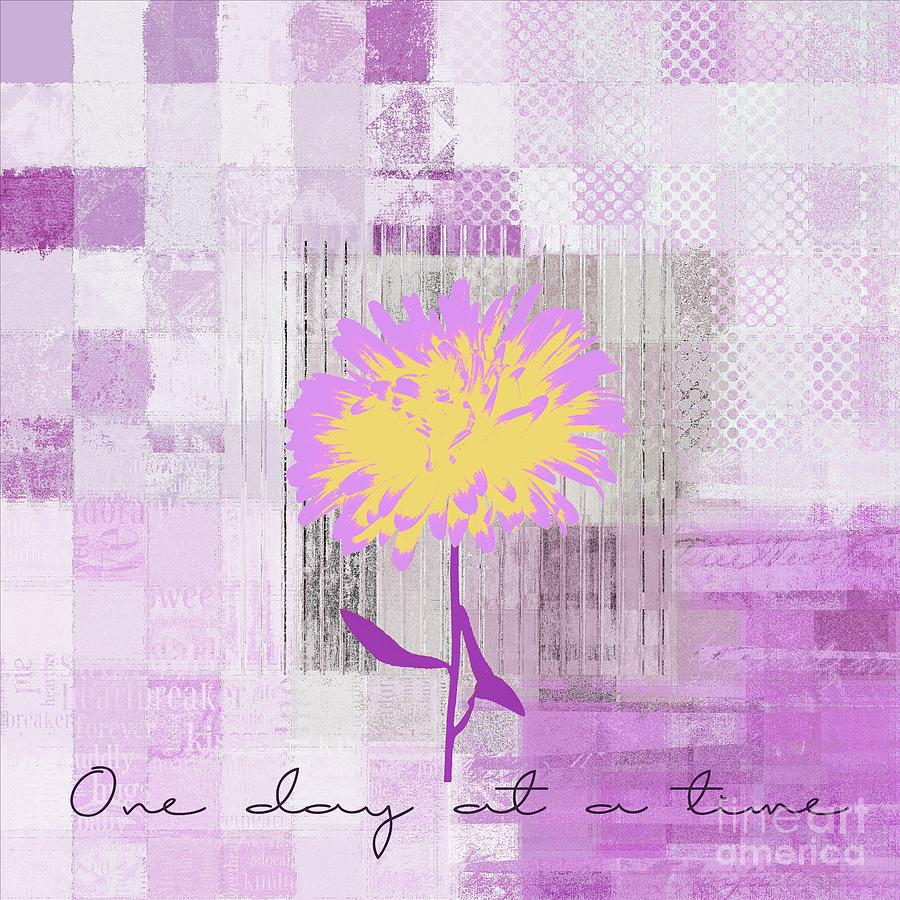 Abstractionnel - 29-3pmau - One Day at a Time Digital Art by Variance Collections