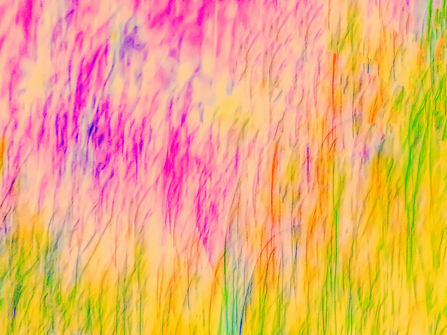 Abstract Grass Digital Art - Abstracts No.9 by Michael DeBlanc