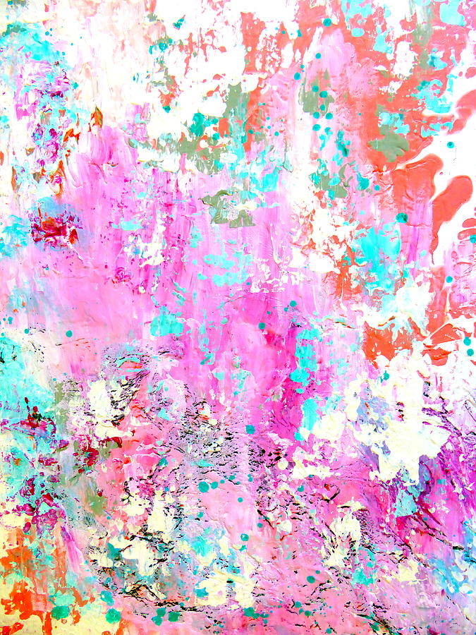 Abstracts With Pinks Painting