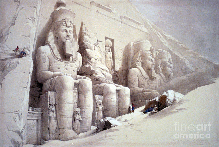 Abu Simbel Temple, 1830s Photograph by Science Source