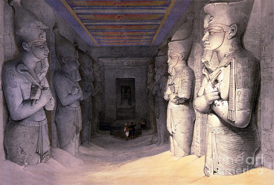 Abu Simbel Temple, 1838 Photograph by Science Source