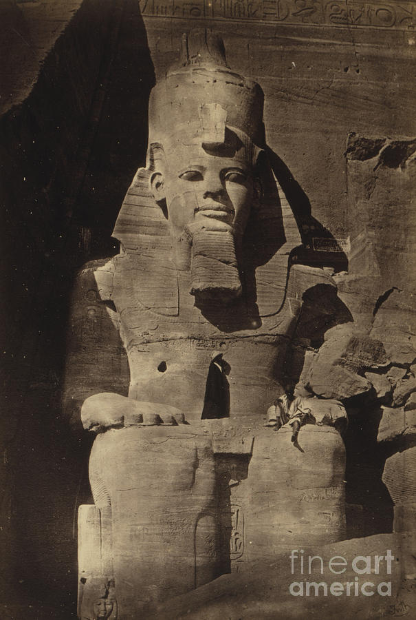 Abu Simbel Temple, 1862 Photograph by Science Source