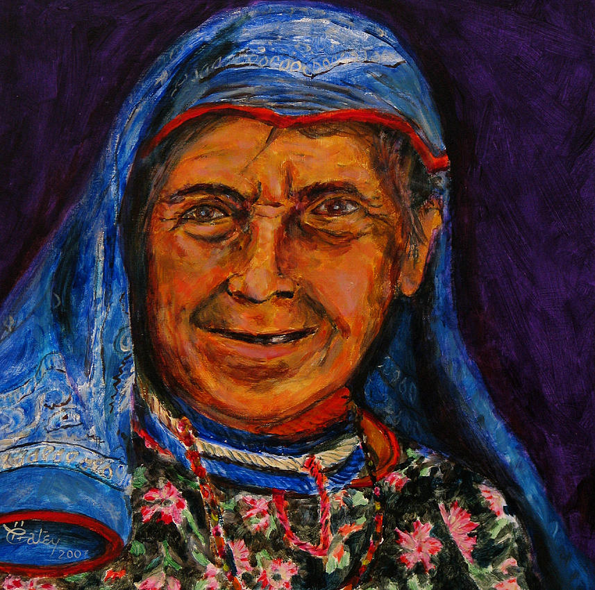 Abuela Painting by Pat Haley