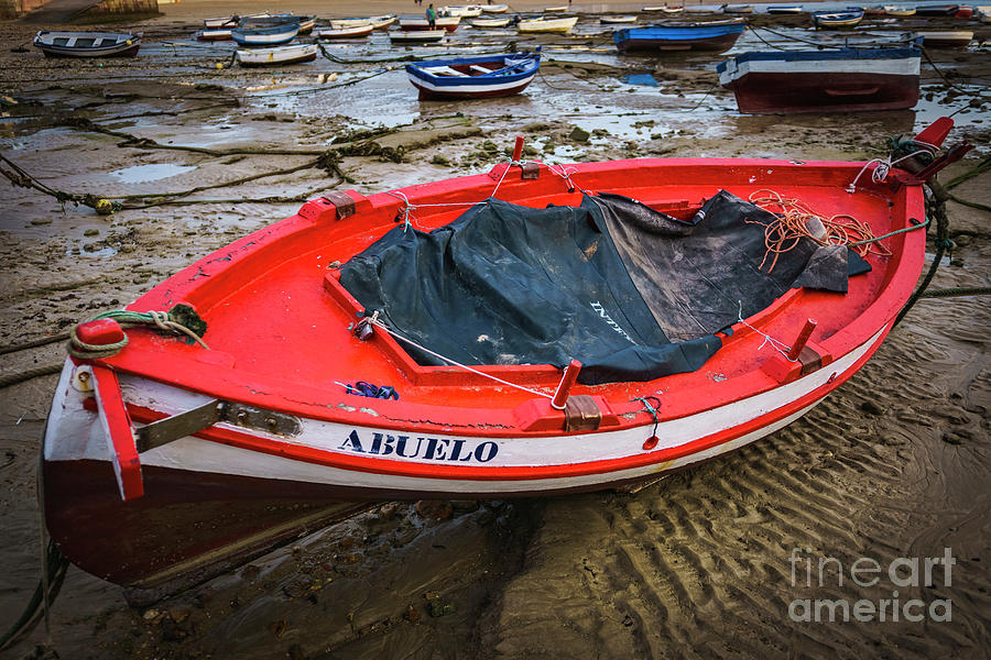 Abuelo Boat at La Caleta Cadiz Spain Photograph by Pablo Avanzini