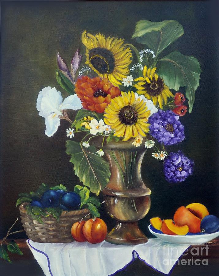Abundance Painting by Carol Sweetwood