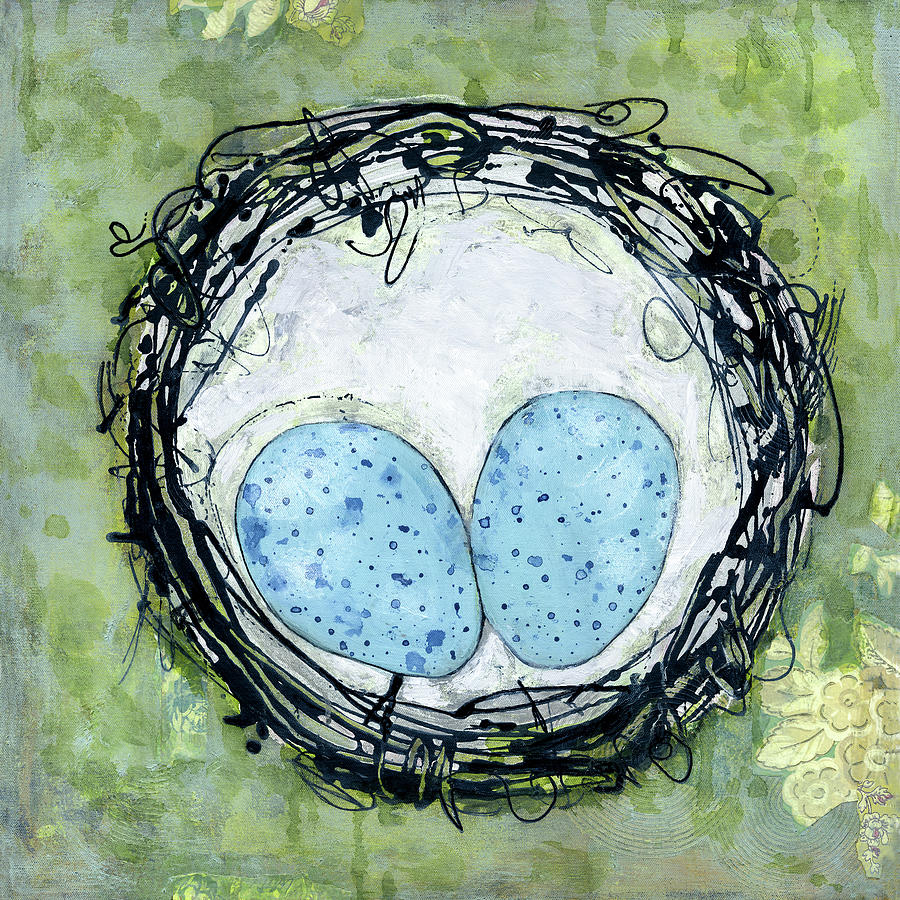 Abundance in a Nest Painting by Blenda Studio