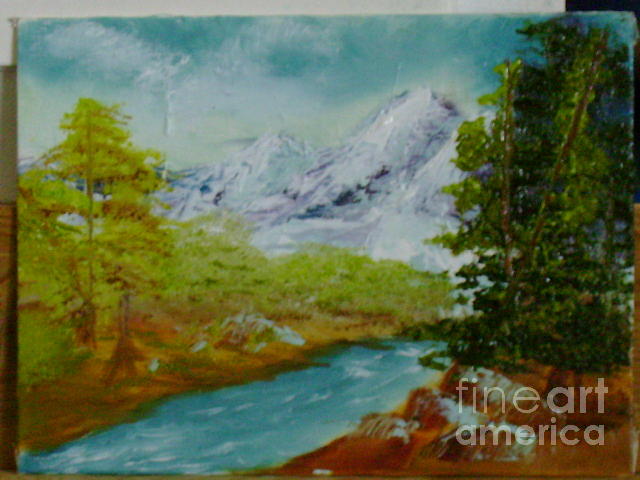 Landscape Painting - Abundance by Laura J Catron Landscape Painting - Abundance by Laura J Catron