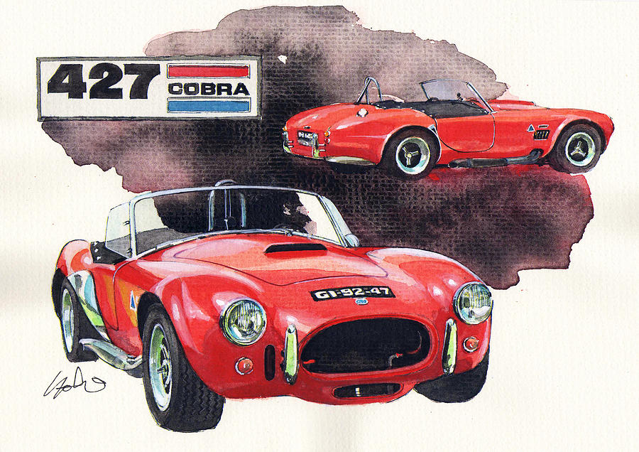 Ac Cobra 427 Painting - AC Cobra 427 by Yoshiharu Miyakawa
