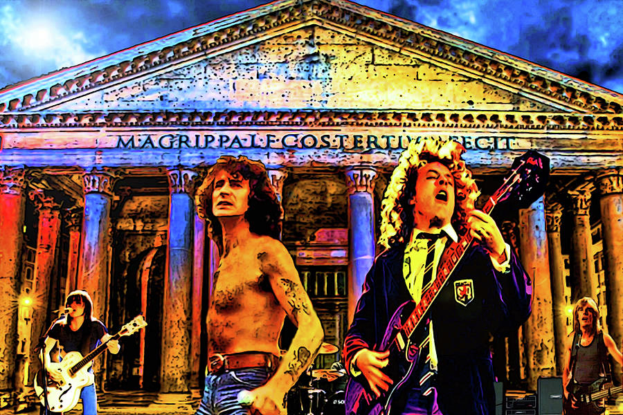 AC/DC the pantheon Painting by Robert Marlow - Fine Art America