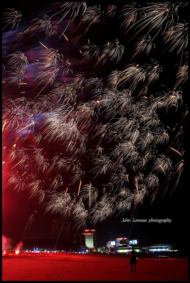 AC Fireworks 2 Photograph by John Loreaux