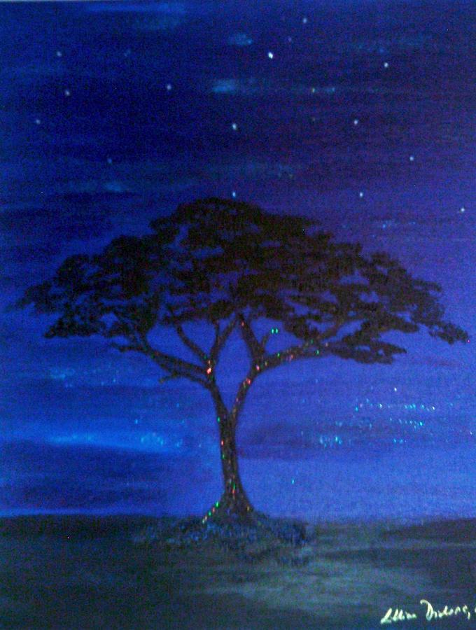 Acacia Painting by Lilliana Didovic