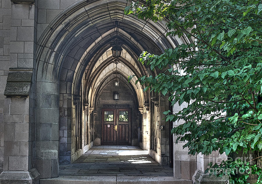 University Of Chicago Photograph - Academic Passages by David Bearden