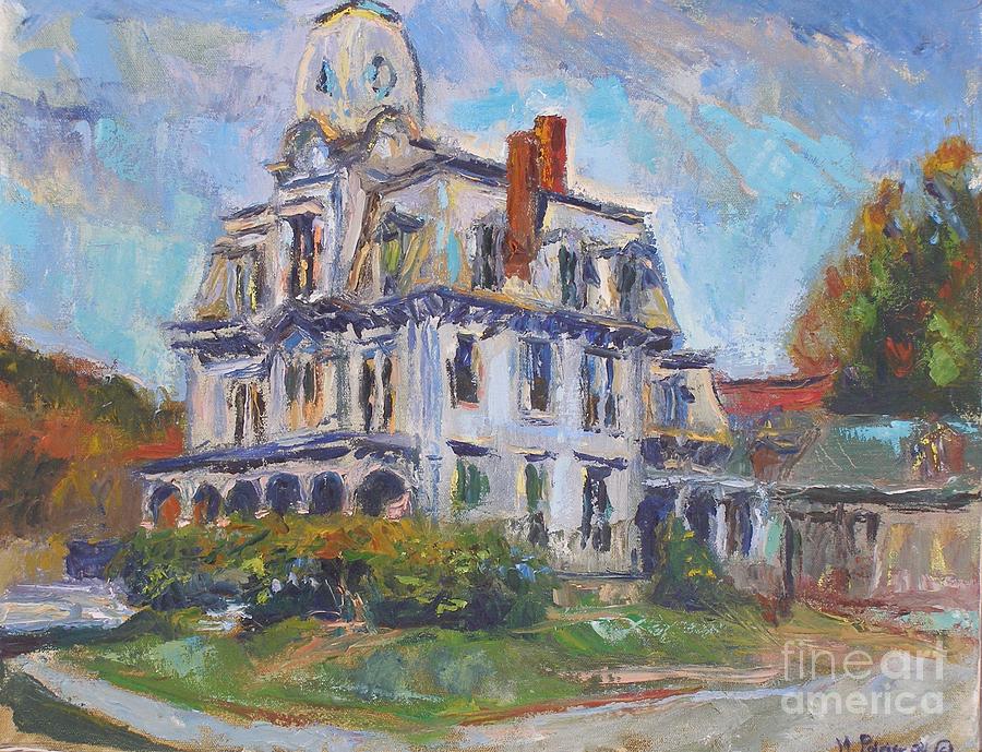 Academy House Painting by Marc Poirier