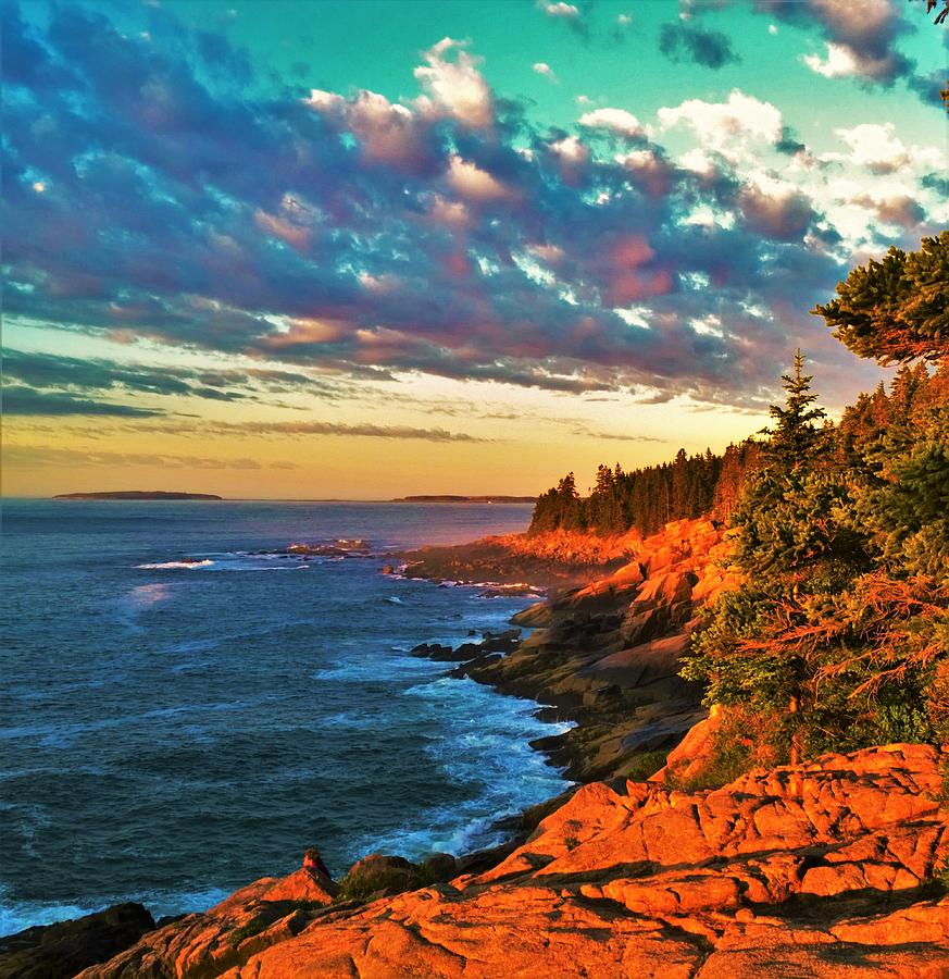 Acadia at Dawn Photograph by Lisa Dunn