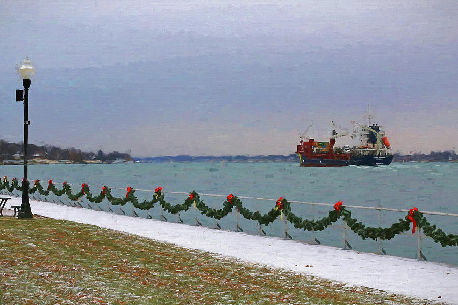 Acadia Desgagnes in Saint Clair Painterly Photograph by Mary Bedy