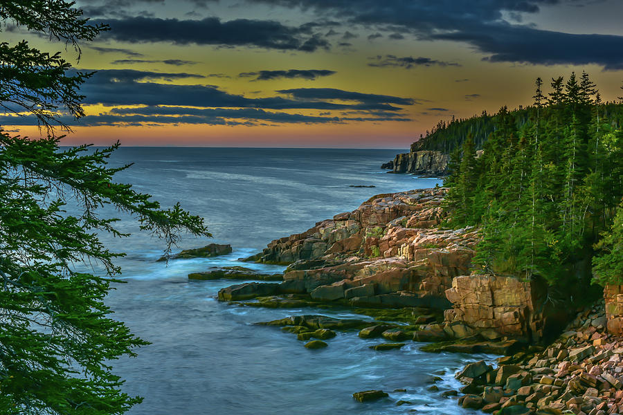 Acadia National Park Rocky Coast Photograph by Stan Dzugan | Fine Art ...