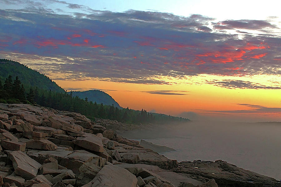 Acadia Sunrise  Photograph by Jeff Heimlich