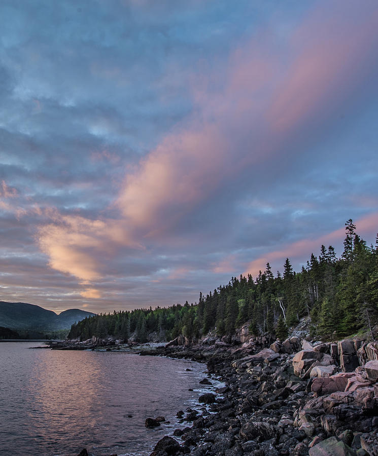 Acadia Sunset2 Photograph by Hershey Art Images