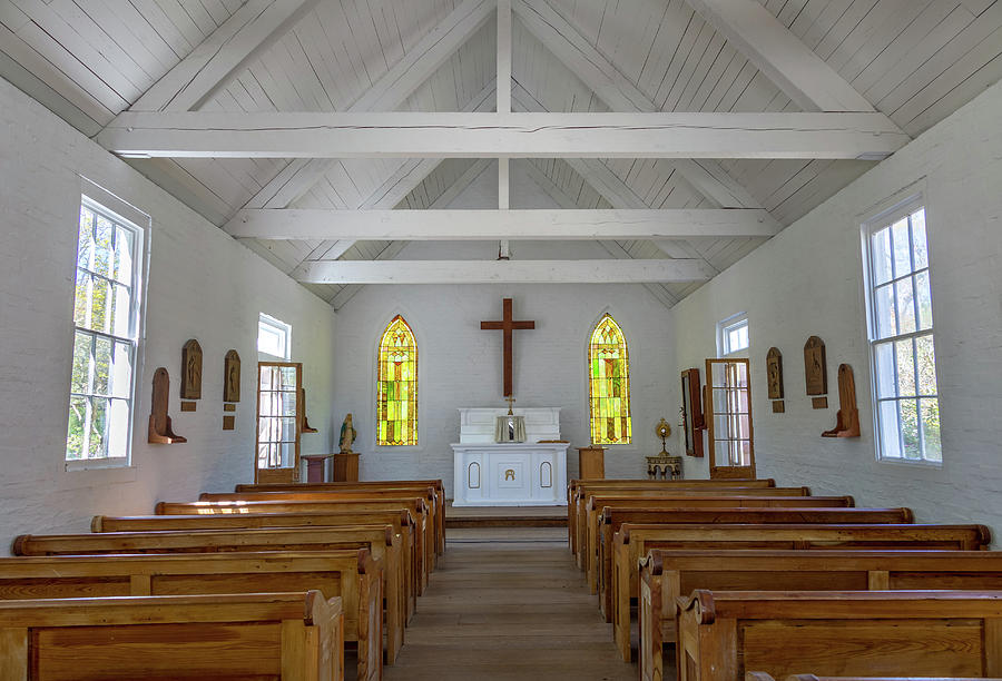 Acadian Village Church Photograph by Tim Stanley