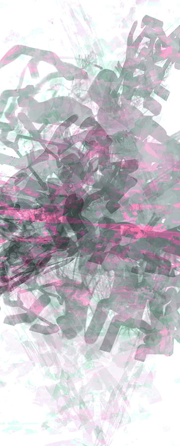 Brush Digital Art - Accents Sprayed Out Loud Inverted by Poster Book Brush Digital Art - Accents Sprayed Out Loud Inverted by Poster Book