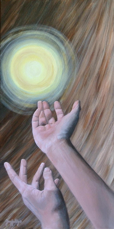 Hands Painting - Acceptance by Melissa Joyfully