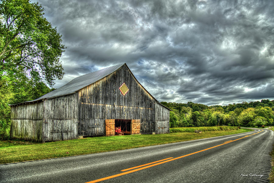 Country Barn Protection Missouri Landscape Farming Art Photograph by Reid Callaway
