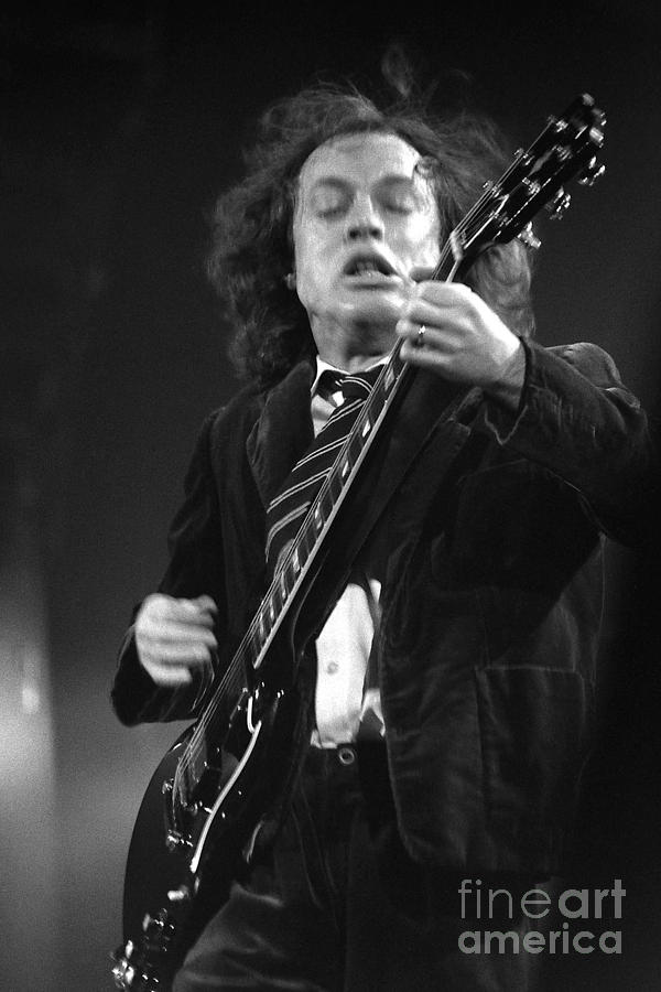 Music Photograph - ACDC-96-Angus-0082 by Timothy Bischoff