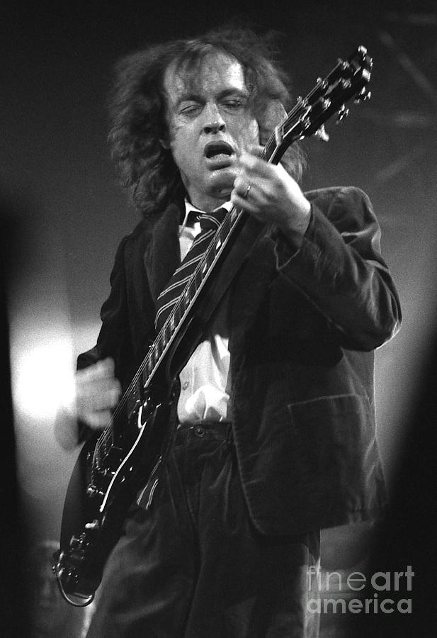 Music Photograph - ACDC-96-Angus-0086 by Timothy Bischoff