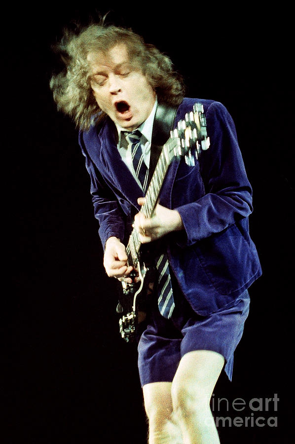 Music Photograph - ACDC-96-Angus-0143 by Timothy Bischoff