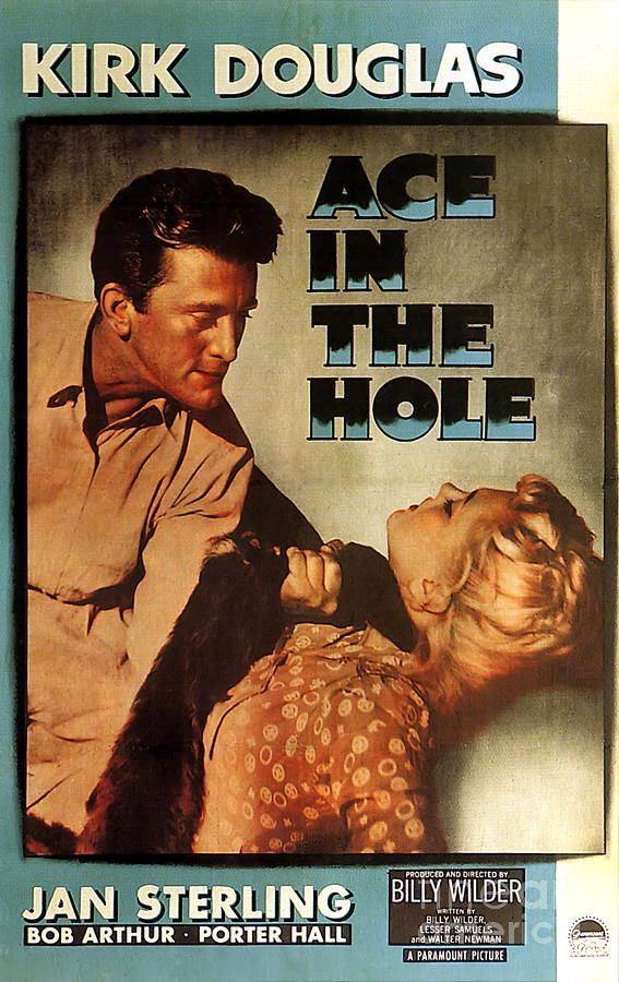 Ace in the Hole Film Noir Painting by Vintage Collectables