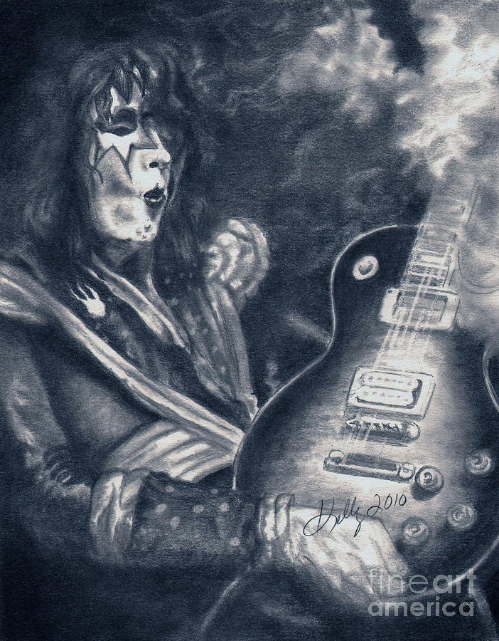 Music Drawing - ACE by Kathleen Kelly Thompson