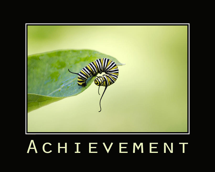 Achievement Inspirational Poster Photograph by Christina Rollo