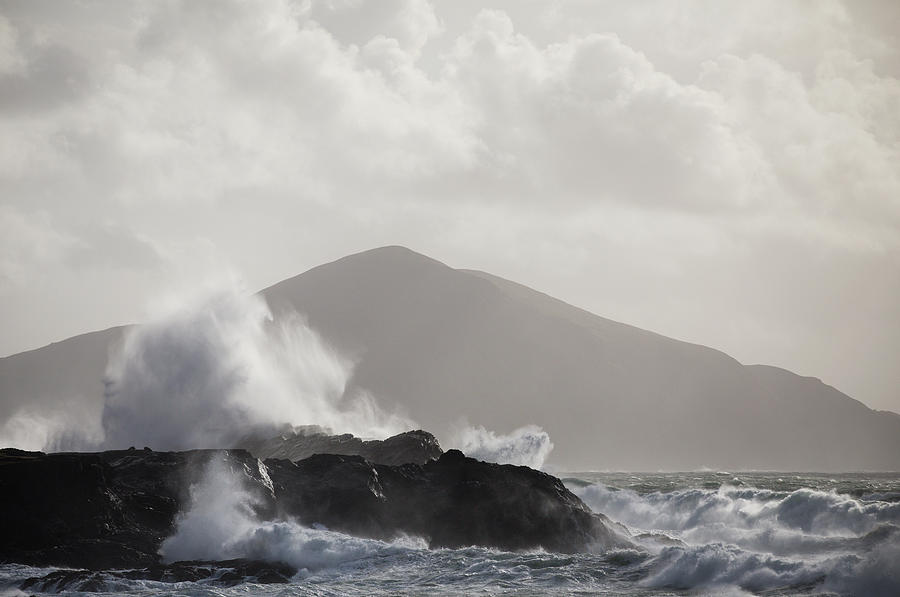 Achill Island Photograph - Achill Island Waves by Peter McCabe
