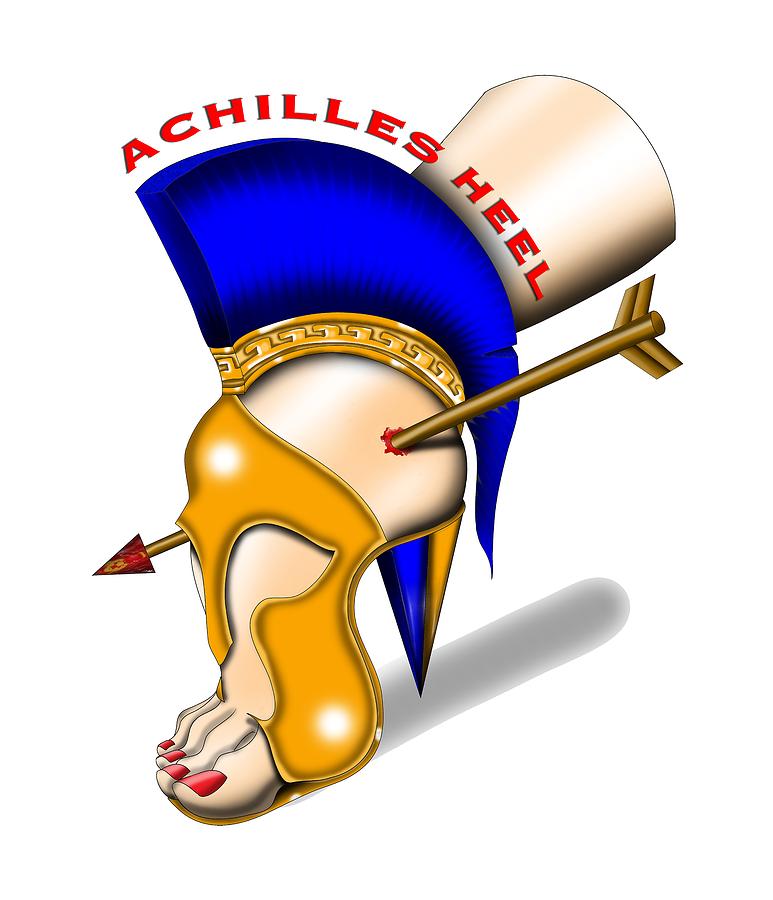 Achilles Heel Digital Art by GOP Art - Pixels