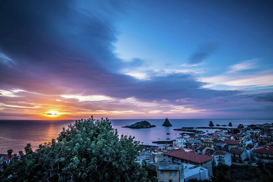 Aci Trezza Pastel Morning Photograph by Larkins Balcony Photography