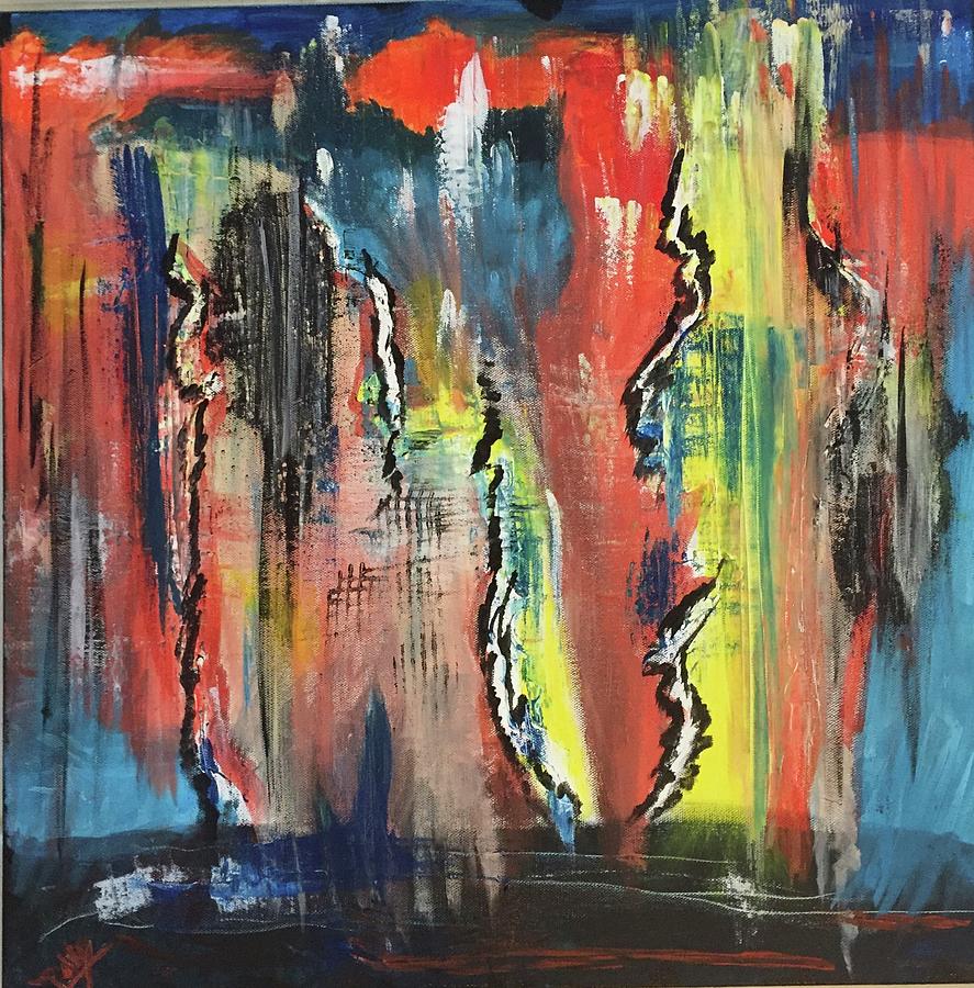 Acid Rain Painting by Laura Jaffe