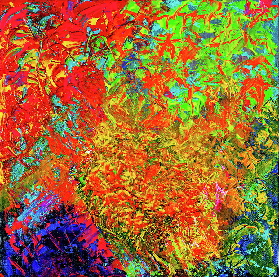 Acid Rainbow Painting by Jason Stephen
