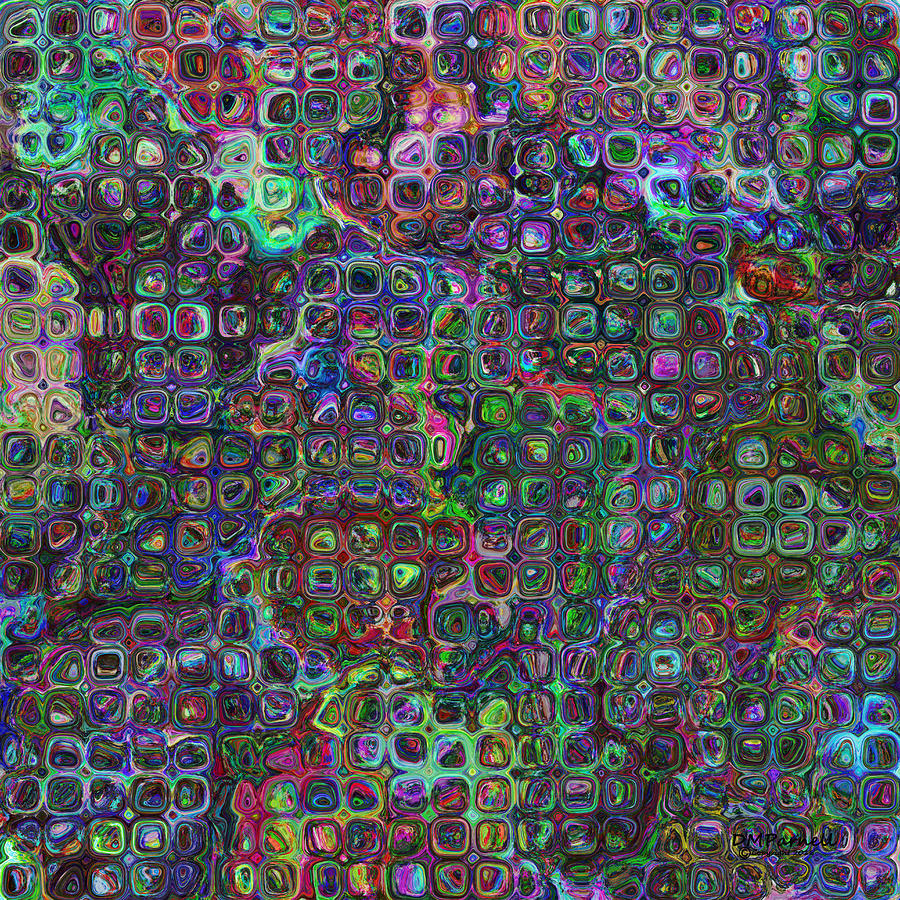 Acid Tiles Digital Art by Diane Parnell | Fine Art America