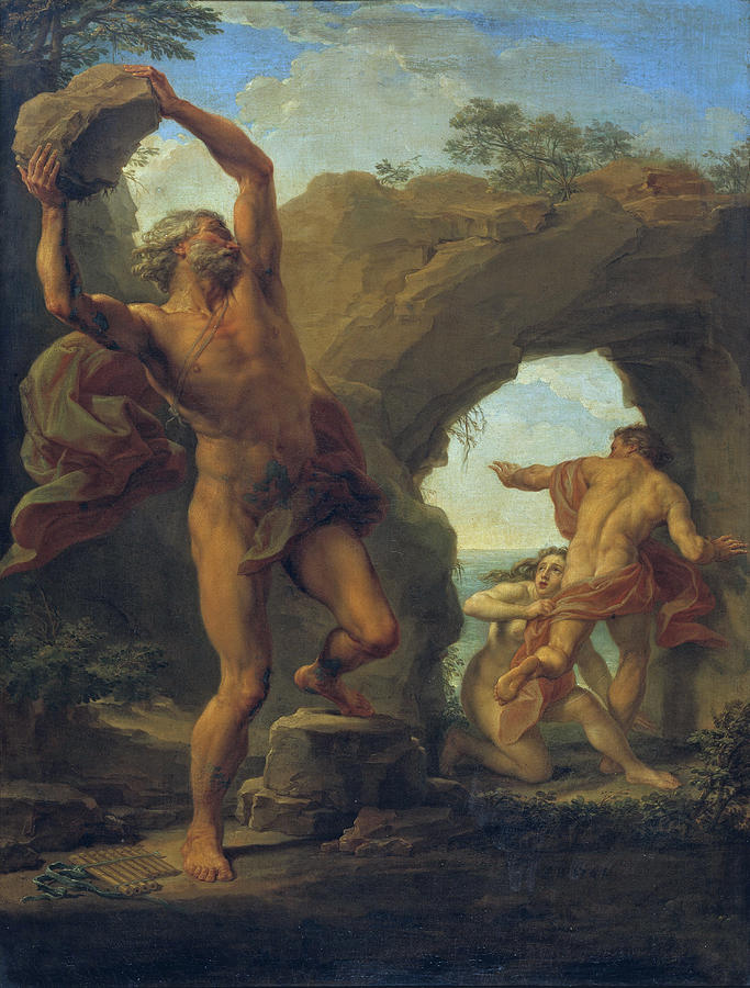 Acis and Galatea Painting by Pompeo Batoni