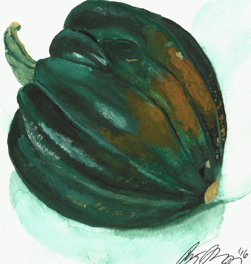 Acorn Squash Painting by Mary Thompson | Fine Art America