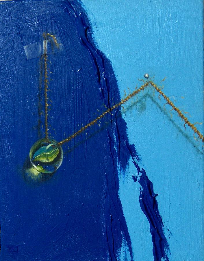 Acrobatics number two Painting by Roger Calle