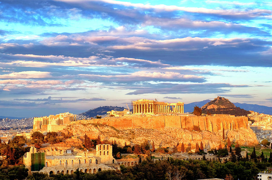 Acropolis of Athens Photograph by Fabrizio Troiani