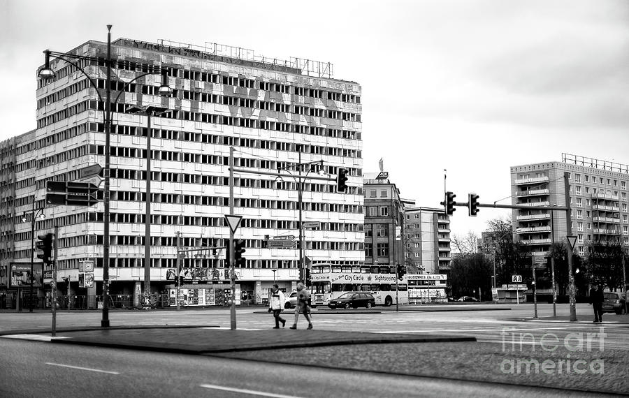 Across Alexander Street in Berlin Photograph by John Rizzuto