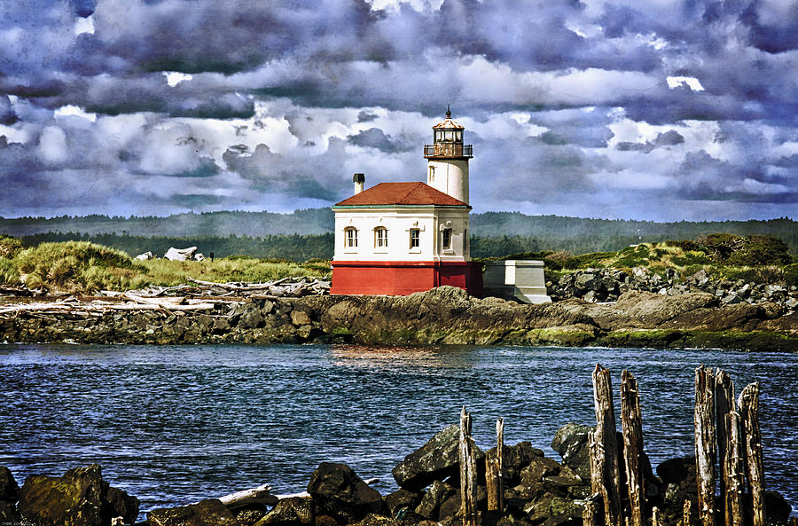 Across From The Coquille River Lighthouse Photograph by Thom Zehrfeld