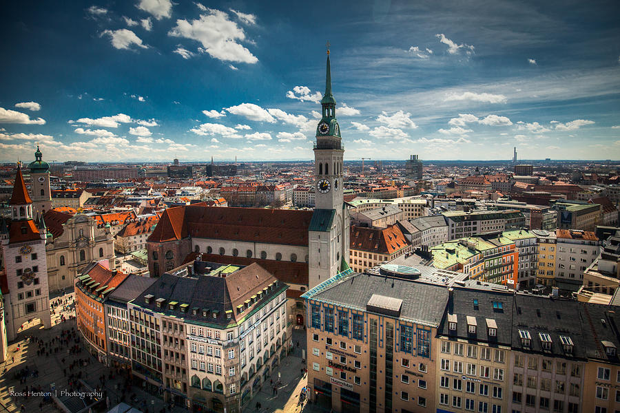Across Munich History Photograph by Ross Henton