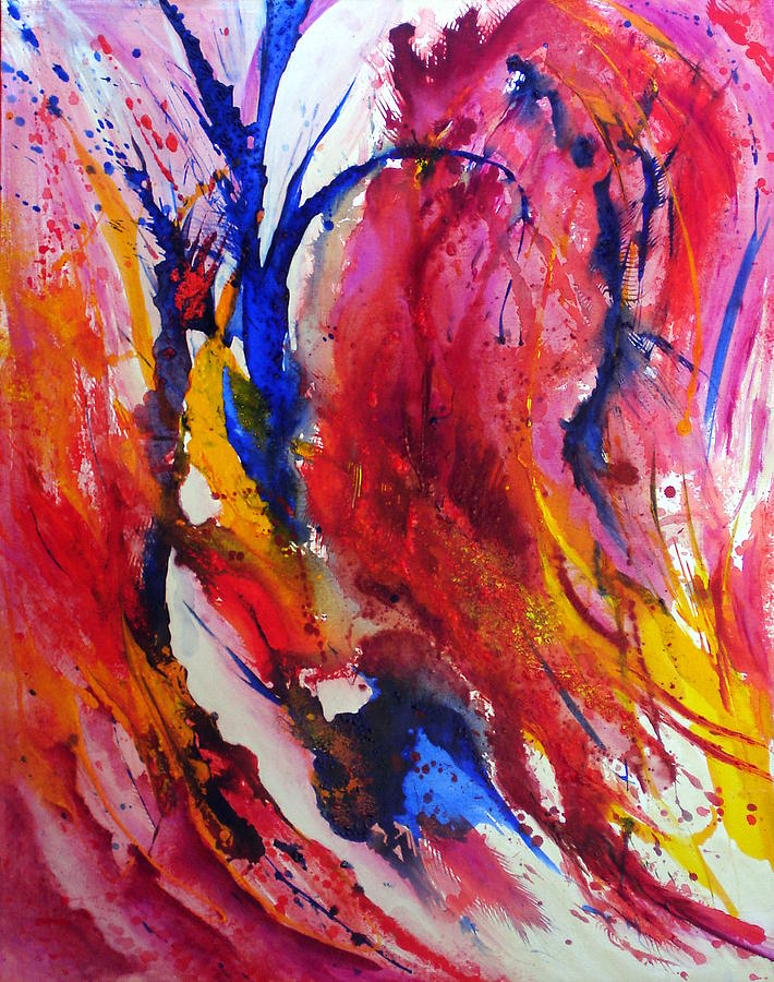 Abstract Painting - Across the Abyss by Susan Graham