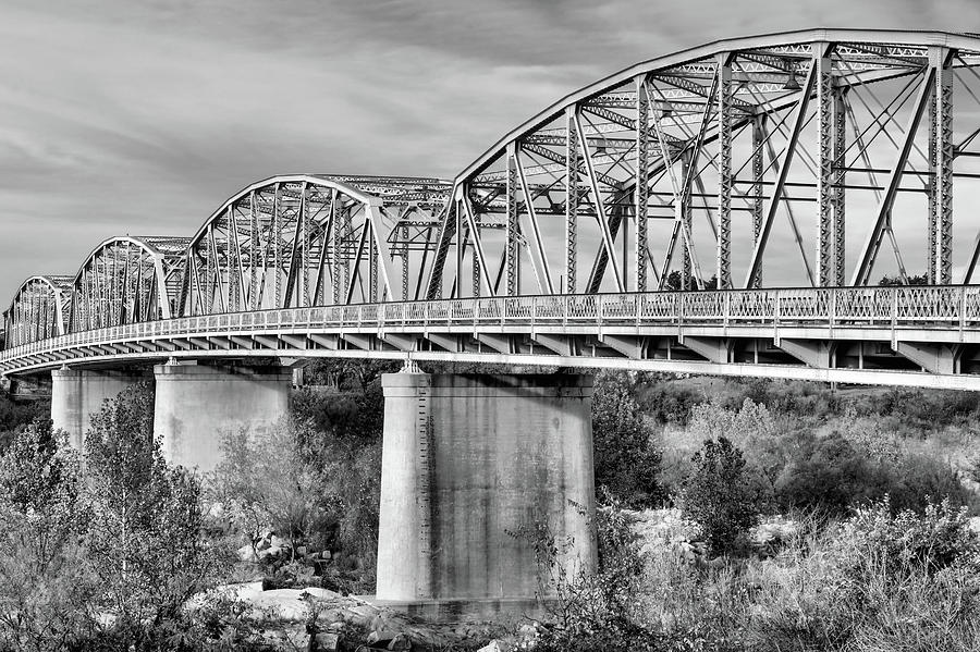 Across the Llano Black and White Photograph by JC Findley