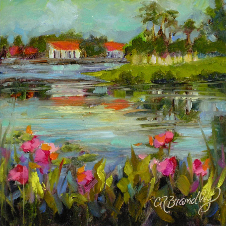Across the Pond Painting by Chris Brandley